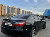 Toyota Camry 2016 года за 12 300 000 тг. в Астана – фото 3