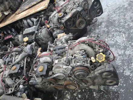ДВИГАТЕЛЬ СУБАРУ 4Х ВАЛЬНЫЙ 2.5 EJ25D EJ25 МОТОР ЛЕГАСИ АУТБАК ФОРЕСТЕР за 400 000 тг. в Алматы – фото 2