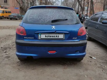 Peugeot 206 2006 года за 1 900 000 тг. в Павлодар – фото 3