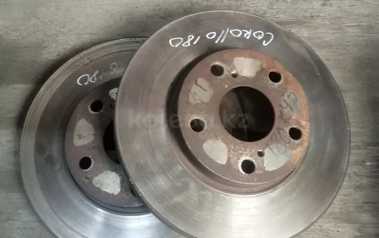 Тормозные диски на Toyota corolla 180 за 100 тг. в Алматы