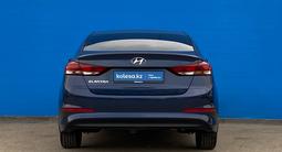 Hyundai Elantra 2018 года за 8 220 000 тг. в Алматы – фото 4