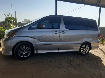 Toyota Alphard 2005 года за 9 000 000 тг. в Шымкент – фото 6