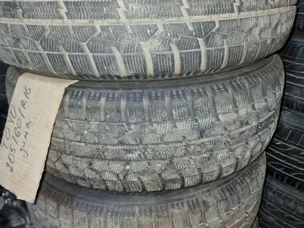 Mitsubishi Galant 10 диски с резиной 205 60 16 Toyo Garit Giz за 16 000 тг. в Алматы – фото 6