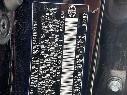 Toyota Camry 2018 года за 7 600 000 тг. в Атырау – фото 3