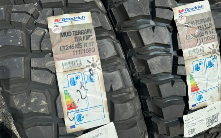 245/65/17 Bfgoodrich M/T Два (2) новых баллона за 150 000 тг. в Алматы