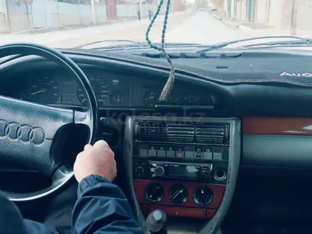 Audi 100 1993 года за 1 200 000 тг. в Абай (Келесский р-н) – фото 4