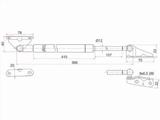 Амортизатор задней двери LH за 6 600 тг. в Павлодар