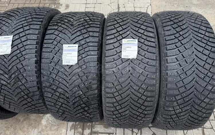Шины Michelin X-Ice North 4 SUV R22 для BMW X7, шипы, комплект 4 шт. за 1 500 000 тг. в Алматы