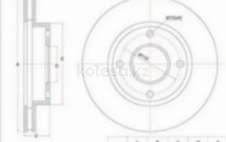 Диск тормозной переднийүшін10 550 тг. в Павлодар