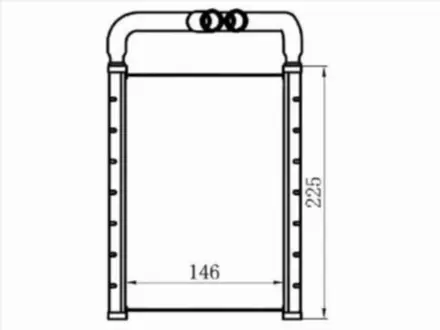 Радиатор печки, радиатор отопителя салона за 13 000 тг. в Караганда