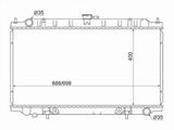 Радиатор охлаждения двигателя за 22 500 тг. в Караганда