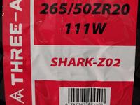 THREE-A 265/50R20 SHARK-Z02 111Wүшін42 800 тг. в Алматы