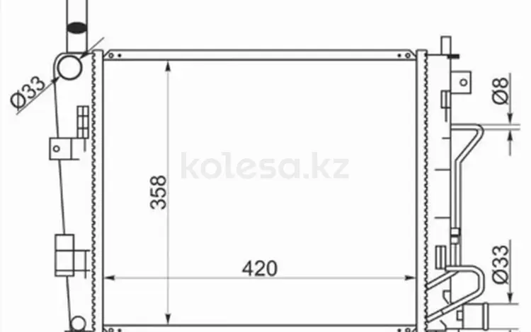 Радиаторүшін25 550 тг. в Алматы