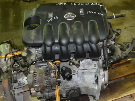 Контрактные двигатели из Японий Nissan HR16 1.6 за 245 000 тг. в Алматы