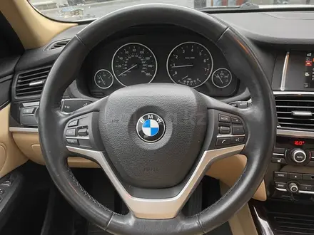 BMW X3 2016 года за 12 290 000 тг. в Алматы – фото 14