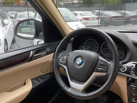 BMW X3 2016 года за 12 290 000 тг. в Алматы – фото 15