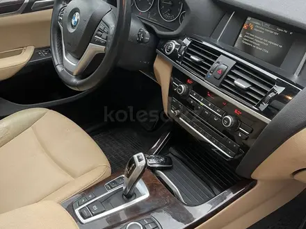 BMW X3 2016 года за 12 290 000 тг. в Алматы – фото 18