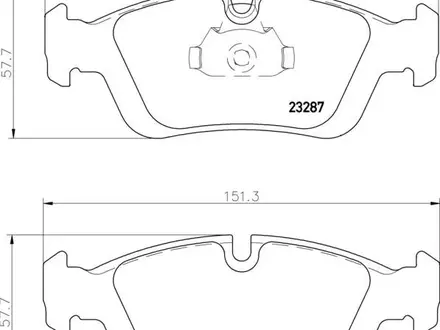 Колодки передние BMW e36 (1.6-2.5) (90-98) за 3 000 тг. в Алматы – фото 2