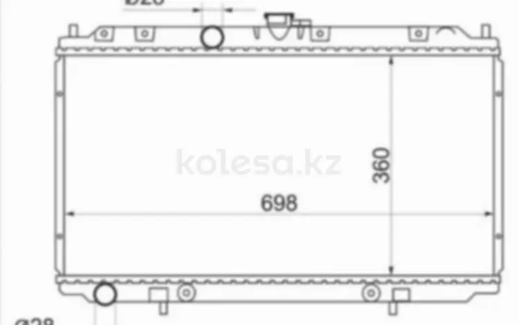 Радиатор двигателя за 26 500 тг. в Павлодар