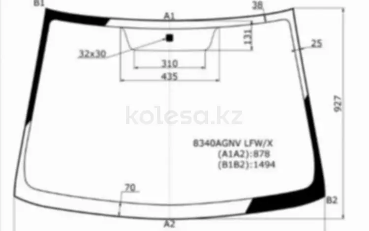 Стекло лобовое за 19 450 тг. в Алматы