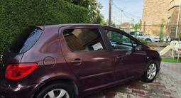 Peugeot 307 2006 годаүшін2 400 000 тг. в Алматы – фото 4