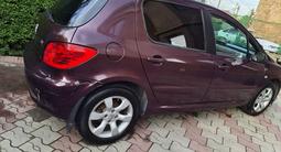 Peugeot 307 2006 годаүшін2 400 000 тг. в Алматы – фото 5