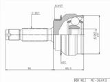 Шрус наружный, граната наружная за 29 400 тг. в Караганда