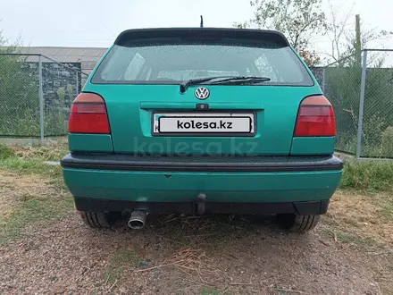 Volkswagen Golf 1992 года за 1 250 000 тг. в Мерке – фото 6