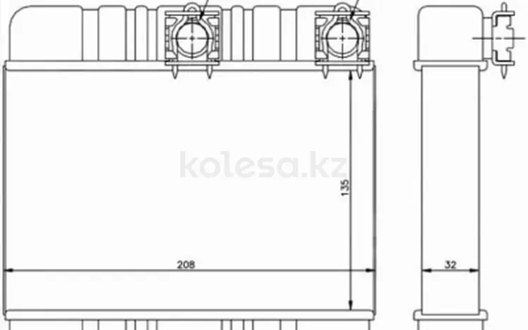 Радиатор отопителя салонаfor13 750 тг. в Шымкент