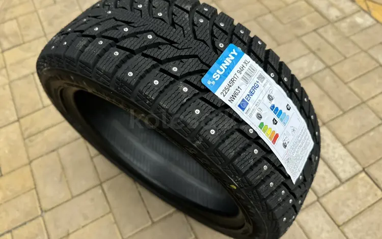 225/45R17 SUNNY шипы, мягкие, тихие, отличное сцепление на льду и снегу за 31 000 тг. в Астана