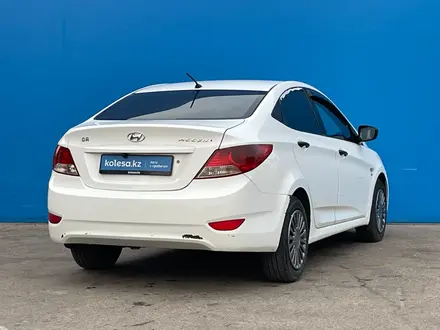 Hyundai Accent 2013 года за 4 860 000 тг. в Алматы – фото 3