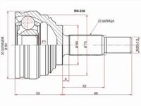 Шрус наружный, гранатаүшін9 250 тг. в Талдыкорган