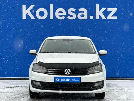 Volkswagen Polo 2016 года за 6 730 000 тг. в Алматы – фото 2