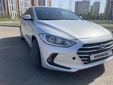 Hyundai Elantra 2018 года за 7 400 000 тг. в Астана – фото 3