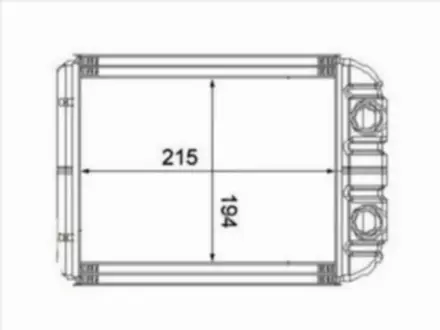 Радиатор отопителя салона за 12 700 тг. в Алматы
