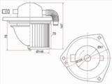 Мотор отопителя салона за 12 100 тг. в Шымкент