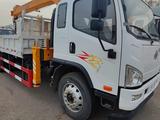 FAW  БОРТОВОЙ ГРУЗОВИК С КРАНОМ МАНИПУЛЯТОРОМ МАНИПУЛЯТОР 4*2 6,3 тонны 2024 года в Алматы