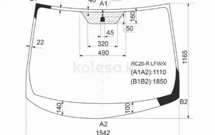 Стекло лобовое за 30 750 тг. в Астана