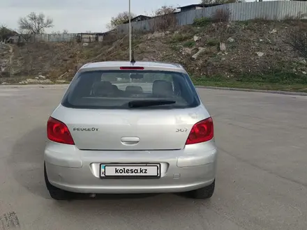 Peugeot 307 2006 года за 2 000 000 тг. в Алматы – фото 5