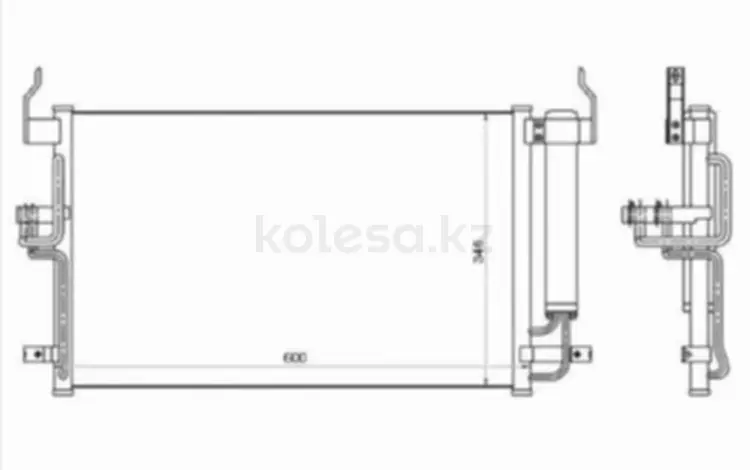 Радиатор кондиционера за 32 100 тг. в Алматы