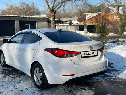 Hyundai Elantra 2016 года за 6 500 000 тг. в Алматы – фото 4