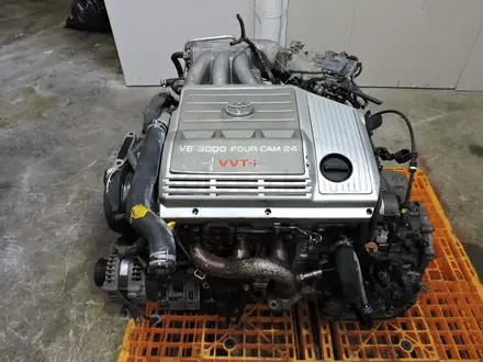 Контрактный двигатель мотор 1Mz-FE на TOYOTA Highlander двс 3.0 литра за 98 600 тг. в Алматы – фото 3