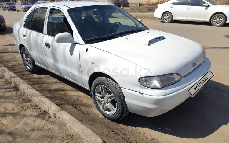 Hyundai Accent 1997 годаүшін1 500 000 тг. в Жезказган