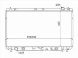 Радиатор охлаждения двигателя за 29 350 тг. в Караганда