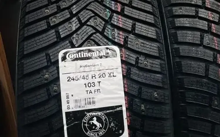 Зимние Continental IceContact 3 TA 245/45 R20 XL 103T FRfor250 000 тг. в Астана