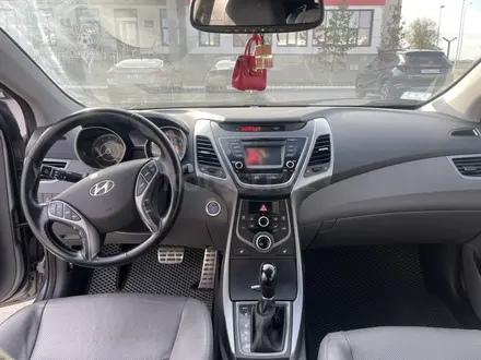 Hyundai Elantra 2014 года за 4 600 000 тг. в Актобе – фото 9