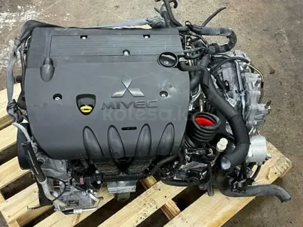 Двигатель на митсубиси в сборе с акпп mirsubishi за 170 000 тг. в Алматы – фото 2