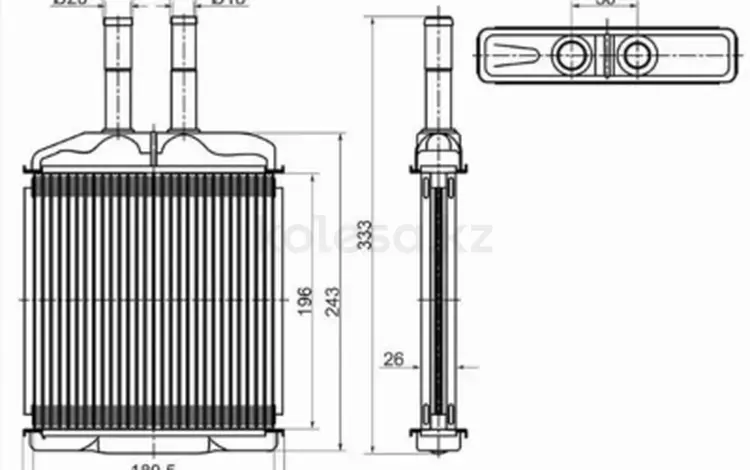 Радиатор отопителя салонаүшін11 250 тг. в Алматы