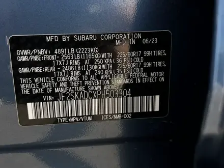 Subaru Forester 2023 года за 11 800 000 тг. в Астана – фото 22