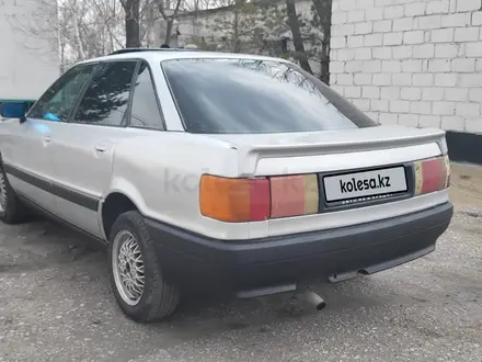 Audi 80 1991 года за 1 250 000 тг. в Аксу – фото 5